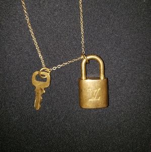 Louis Vuitton lock necklace